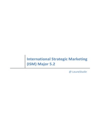 International Strategic Marketing (ISM)