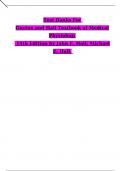TEST BANK For Guyton and Hall Textbook of Medical Physiology 14th Edition by John E&period; Hall&semi; All Chapters 1 - 86&comma; Verified Newest Version