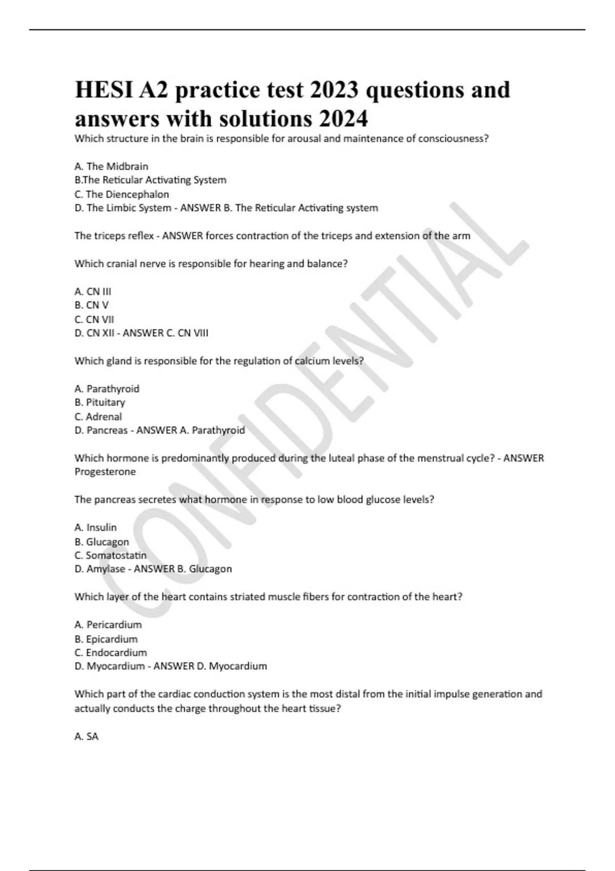 HESI A2 practice test 2023 questions and answers with solutions 2024 ...
