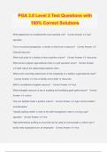 PGA 3&period;0 Level 2 Test Questions with 100&percnt; Correct Solutions