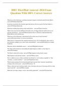 IBEC Elect&sol;Hair removal -2024 Exam Questions With 100&percnt; Correct Answers