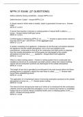 NFPA 31 EXAM  &lpar;27 QUESTIONS&rpar;
