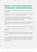 Florida 2-15 Health & Life Insurance &lpar;Including Annuities & Variable Contracts&rpar; Agent License PACKAGE DEAL&vert; BUNDLE contains the latest exams&comma; terms&comma; reviews&comma; sample quiz&comma; practice test and test bank - Everything you need to pass FL 215 insurance is here&excl;