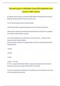 Devoted Agent Certification Exam 2024 Questions and Answers 100&percnt; Solved
