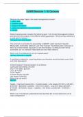 AAMS Module 1-10 Quizzes - Questions and Answers &lpar;Complete Solutions&rpar;