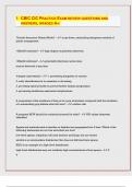 CBIC CIC PRACTICE EXAM REVIEW QUESTIONS AND  ANSWERS&comma; GRADED A&plus;&sol;