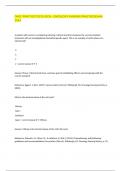 ONCC PRACTICE TESTS &lpar;OCN - ONCOLOGY NURSING PRACTICE&rpar;EXAM 2024 