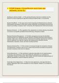 CCSP DOMAIN 1 EXAM REVIEW QUESTIONS AND  ANSWERS&comma; RATED A&plus;&sol;