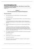 Foundations of Financial Management&comma; 18th Edition SOLUTION MANUAL by Stanley Block&comma; Geoffrey Hirt&comma; Verified Chapters 1 - 21&comma; Complete Newest Version