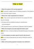 TFM 13 QUESTIONS AND VERIFIED ANSWERS LATEST UPDATE 2024&sol;2025
