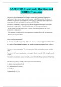 AZ-305 TOP Exam Guide Questions and  CORRECT Answers