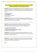 HESI PN MATERNITY 2024 EXAM UPDATED QUESTIONS AND CORRECT DETAILED ANSWERS WITH RATIONALES A GRADE&comma;&comma;&comma;Alpha