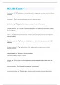NU 306 Exam 1  Questions And Answers With Verified Tests 100&percnt; Correct Answers
