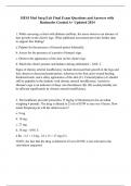HESI Med Surg Exit Final Exam Questions and Answers with Rationales Graded A&plus; Updated 2024