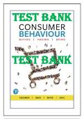 TESTBANK for Consumer Behaviour Buying&comma; Having&comma; and Being&comma; 8th Canadian Edition&period; ISBN-10&colon; 0134858328&period; 15 Chapters&period; &lpar;Complete Download&rpar;&period; 544 Pages&period;