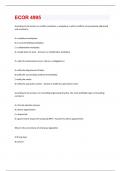 ECOR 4995  Questions And Answers With Verified Tests 100&percnt; Correct Answers