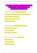 MHACBO - QMHA 1 QUESTIONS AND ANSWERS LATEST VERSION &vert; 2024&sol;2025 &vert; GRADED A&plus;