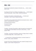 REL 100 questions n answers rated A&plus;