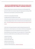 NCLEX-PNCOMPREHENSIVE TEST 2024&vert; 90&plus; REAL NGN EXAM QUESTIONS AND CORRECT ANSWERS&vert; GRADED A&plus;