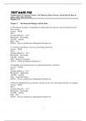 Fundamentals of Corporate Finance&comma; 5th Edition TEST BANK by Robert Parrino&comma; David Kidwell&comma; Verified Chapters 1 - 21&comma; Complete Newest Version