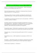 ASNT Level III Basic exam GRADED A&plus;