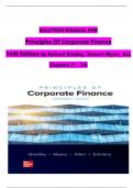 Solution Manual for Principles of Corporate Finance 14th Edition by Richard Brealey&comma; Stewart Myers&comma; Verified Chapters 1 - 34&comma; Complete Newest Version