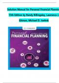 Solution Manual for Personal Financial Planning 15th Edition by Randy Billingsley&comma; Lawrence J&period; Gitman&comma; Michael D&period; Joehnk