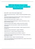 USPS SSA Window Exam Latest  2024 Questions And Answers Graded A&plus;  Guaranteed pass