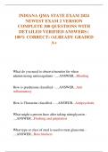 INDIANA QMA STATE EXAM 2024  NEWEST EXAM 2 VERSION  COMPLETE 300 QUESTIONS WITH  DETAILED VERIFIED ANSWERS &lpar;  100&percnt; CORRECT&rpar; &sol;ALREADY GRADED  A&plus;
