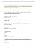 EMT-B NC STATE EXAM NEWEST ACTUAL EXAM COMPLETE 350 QUESTIONS AND CORRECT DETAILED ANSWERS &lpar;VERIFIED ANSWERS&rpar; &vert;ALREADY GRADED A&plus;