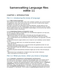 Language Files editie 11, complete samenvatting