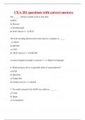 CEA201 questions with correct answers