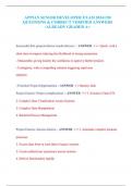 APPIAN SENIOR DEVELOPER EXAM 2024&sol;150 QUESTIONS & CORRECT VERIFIED ANSWERS &sol;ALREADY GRADED A&plus;