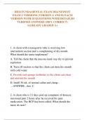 HESI FUNDAMENTAL EXAM 2024 NEWEST  EXAM 2 VERSIONS &lpar;VERSION A AND B&rpar; EACH  VERSION WITH 55 QUESTIONS WITH DETAILED  VERIFIED ANSWERS &lpar;100&percnt; CORRECT&rpar;  &sol;ALREADY GRADED A&plus;