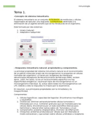 Tema 1 Inmunología