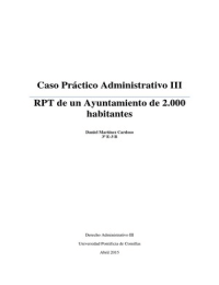 RPT Derecho Administrativo II