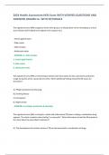 2024 Health Assessment HESI Exam WITH VERIFIED QUESTIONS AND  ANSWERS GRADED A&plus; WITH RATIONALE2024 Health Assessment HESI Exam WITH VERIFIED QUESTIONS AND  ANSWERS GRADED A&plus; WITH RATIONALE2024 Health Assessment HESI Exam WITH VERIFIED QUESTIONS AND  ANSWE