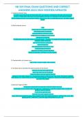 NR 509 FINAL EXAM QUESTIONS AND CORRECT ANSWERS 2023&sol;2024 VERIFIED&sol;UPDATED