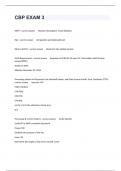 CBP EXAM 3 Complete Questions And Answers Well Elaborated&period;