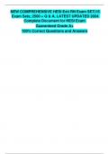 NEW COMPREHENSIVE HESI Exit RN Exam SET&lpar;15  Exam Sets&comma; 2500 &plus; Q & A&comma; LATEST UPDATED 2024 Complete Document for HESI Exam  Guaranteed Grade A&plus; 100&percnt; Correct Questions and Answers