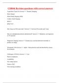 CSB046 Revision questions with correct answers&period;