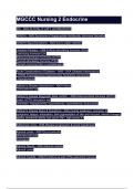 MGCCC Nursing 2 Endocrine&period;
