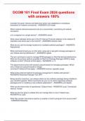 DCOM 101 Final Exam 2024 questions  with answers 100&percnt;