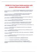 DCOM 211 Final Exam Guide questions with  answers 2024 actual exam 100&percnt;