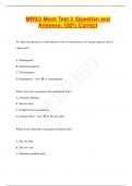MRSO Mock Test 2 &vert;Question and  Answers&vert; 100&percnt; Correct