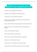 Nurs 210 ExamQuestions with Correct Answers&sol;Already Grade A&plus;&sol; latest 2024&sol;2025