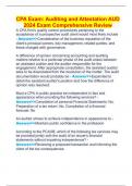 CPA Exam&colon; Auditing and Attestation AUD 2024 Exam Comprehensive Review