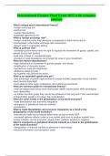 International Finance Final Exam 2022 with complete solution