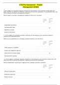 C722 Pre-Assessment &ndash; Project Management &lpar;PHEO&rpar;C722 Pre-Assessment &ndash; Project Management &lpar;PHEO&rpar;