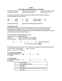 Farmaceutische analyse 1 - Luik A